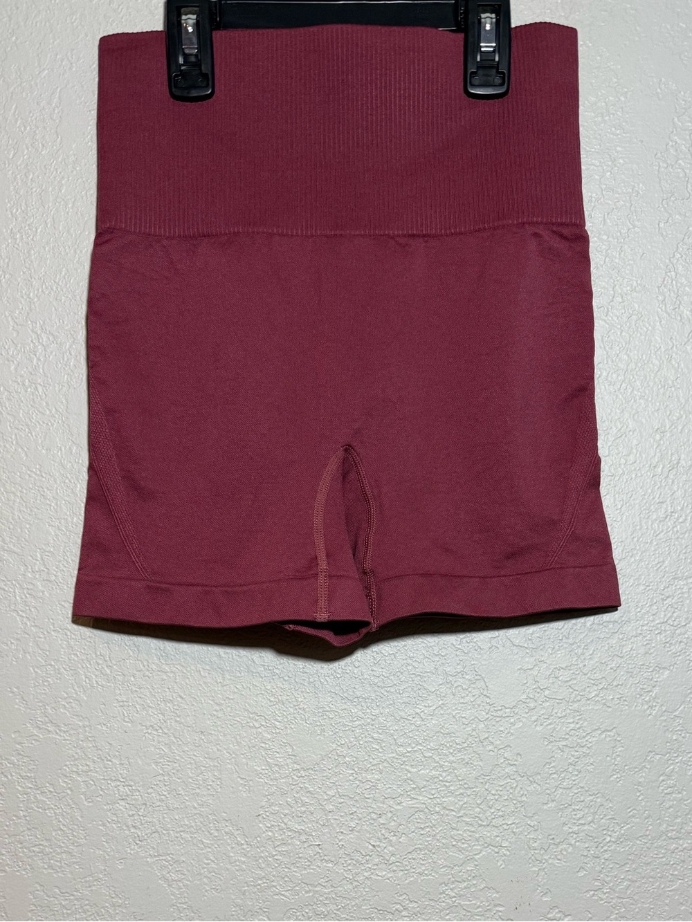 Mauve/Muted Maroon, Booty Lift & Sculpt Biker/Athletic/Workout Booty Shorts Sz.S